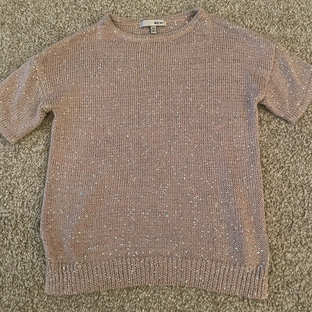 sparkle tshirt sweater